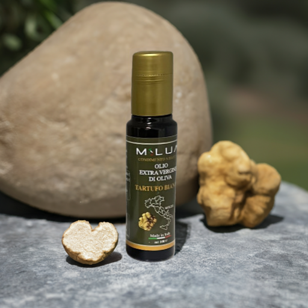 Milua aromatisiertes Olivenöl Extra Vergine - weisser Trüffel 100ml