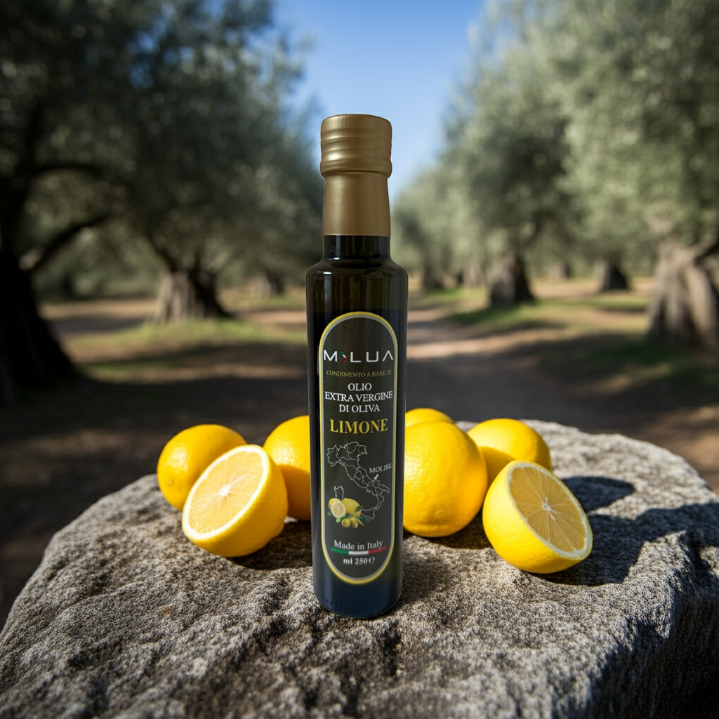 Milua aromatisiertes Olivenöl Extra Vergine - Zitrone